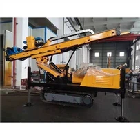 Perceuse hydraulique sur chenilles